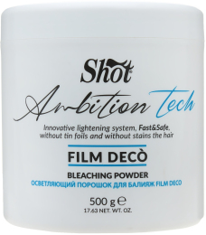 Осветляющий порошок для балаяжа - Shot Ambition Tech Film Deco Bleaching Powder