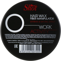 Воск-манипулятор с экстремальным и натуральным эффектом - Shot Work Activity Wax-Manipulator